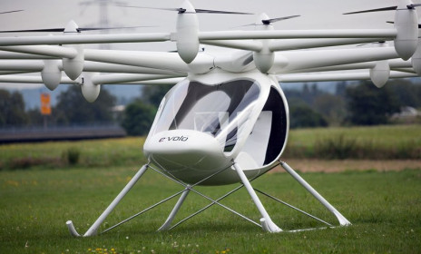 В Сингапуре прошли испытания летающего такси Volocopter
